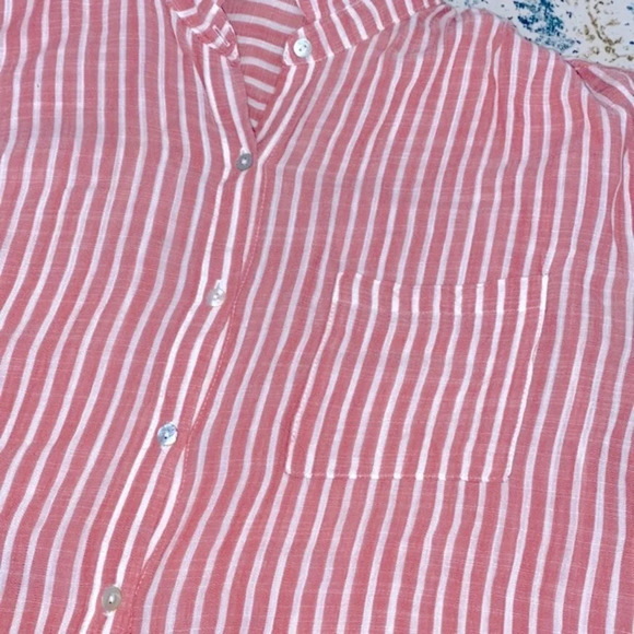 Becool red striped top size large - Picture 5 of 5